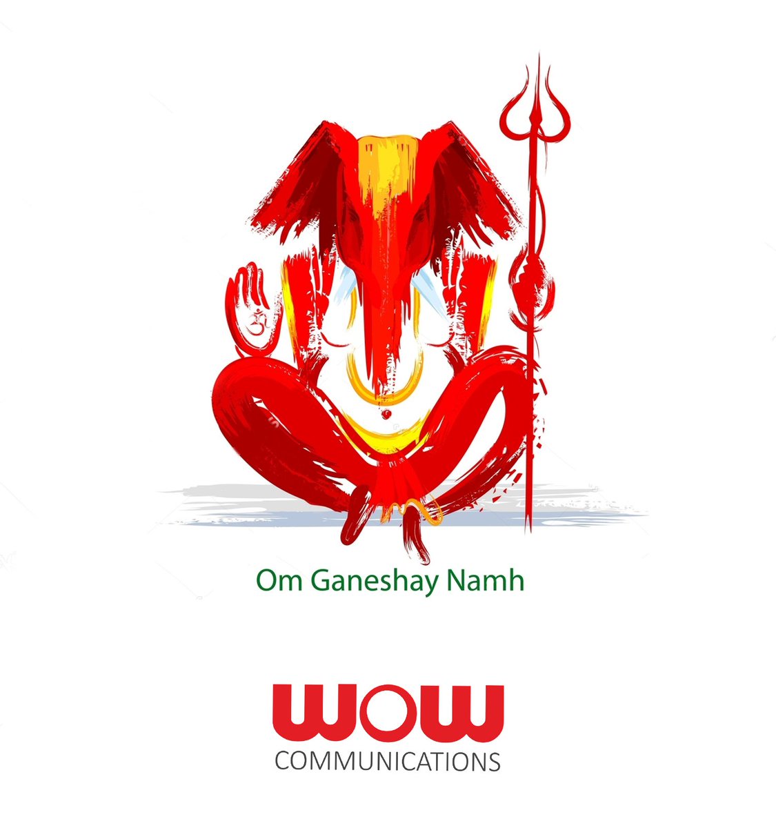 wowonweb123's tweet image. May Lord Ganpati give you all the health, wealth and happiness of life.
#wowcommunication