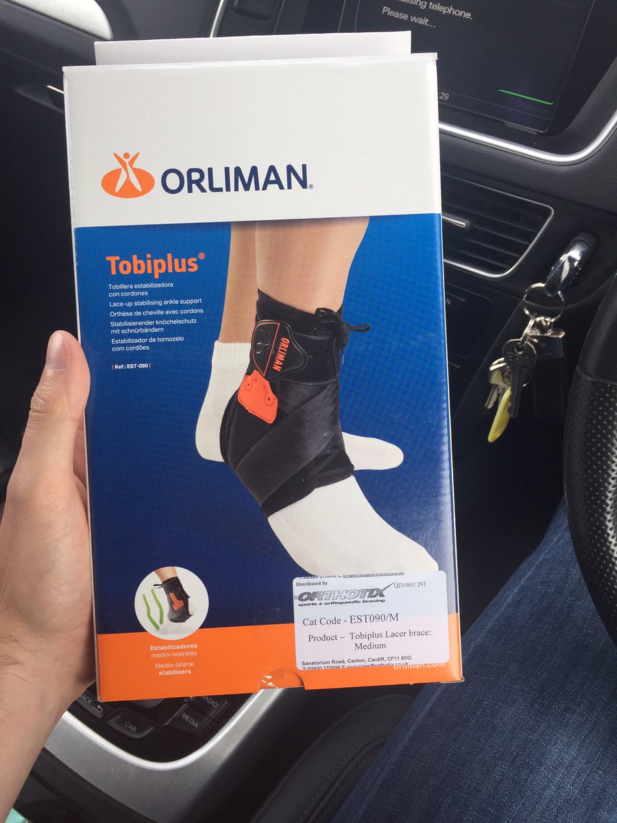 Huge thanks to <a href="/orthotix/">ORTHOTIX</a> for sorting me out with this so I can hopefully last longer than 15 mins on the pitch #madeofglass 😑🐿🏉