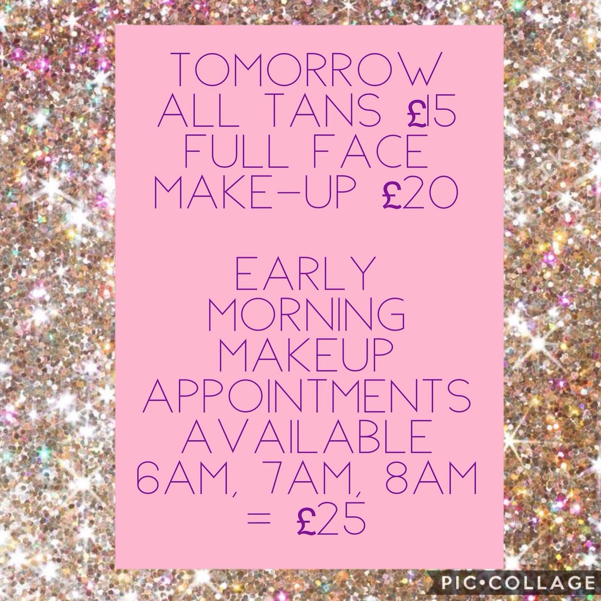 Appointments Tomorrow, message or call 0151 523 9517/ 07468400800 #liverpooltans #makeupappointments