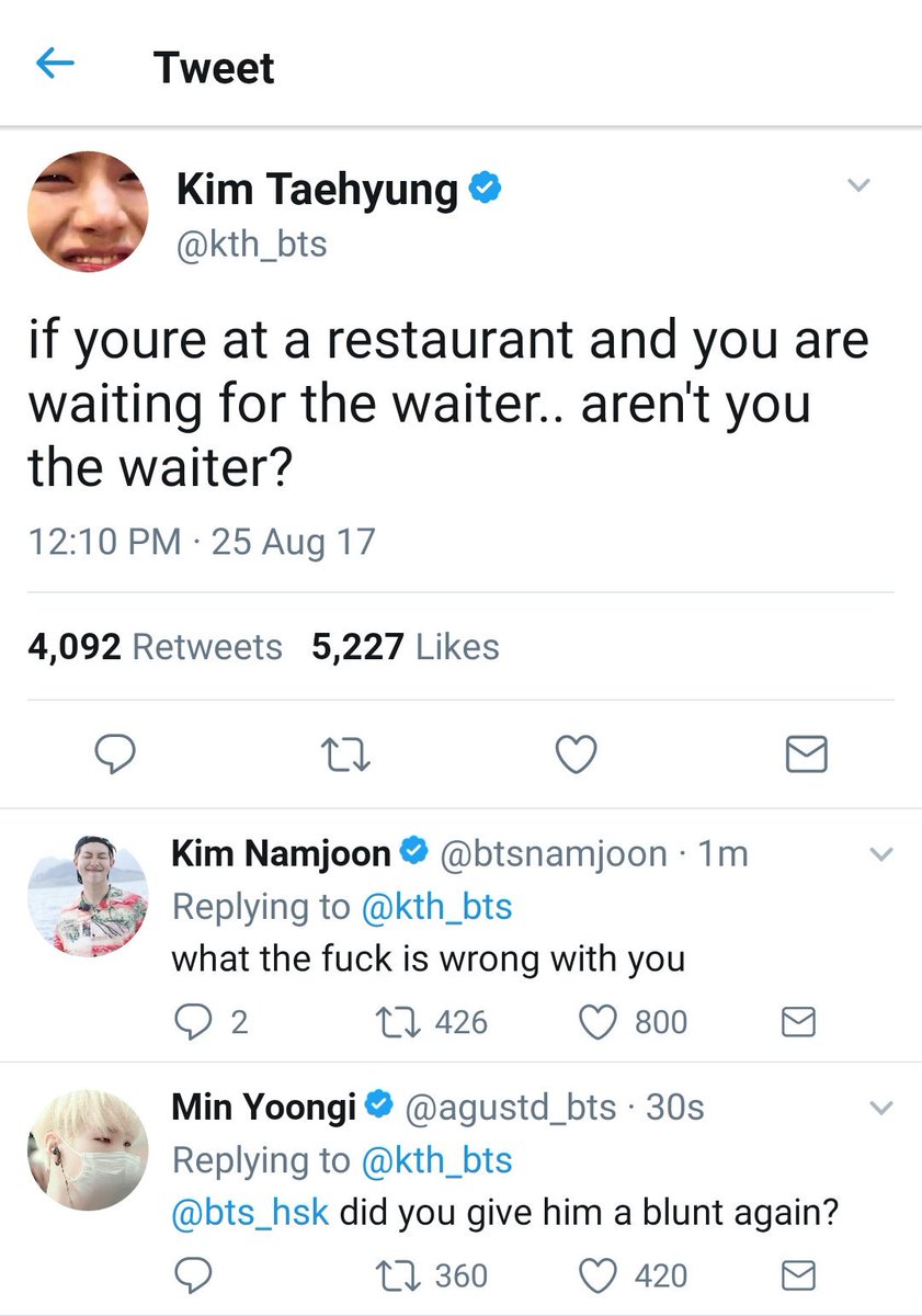 taeyoongz's tweet photo. If BTS had twitter accs: https://t.co/eg6r2n0K2B