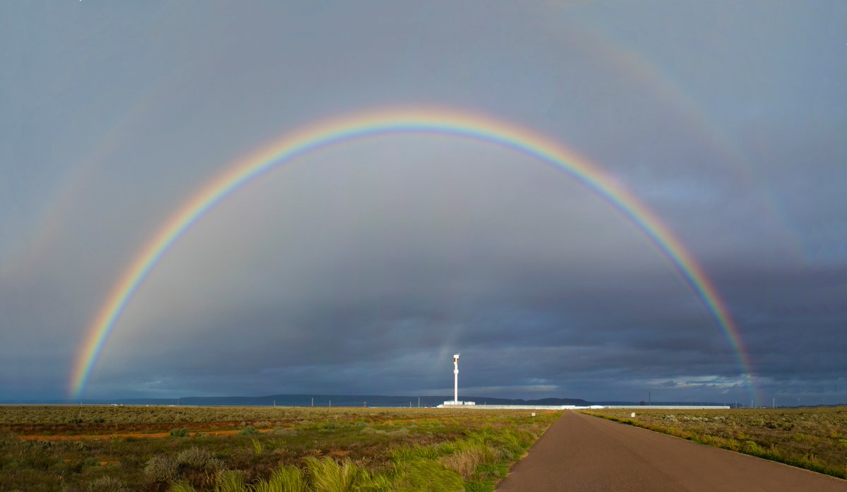 Sundrop under a rainbow