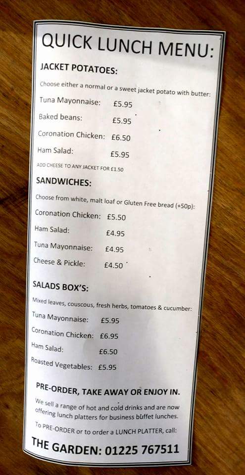 thegardentrow's tweet photo. Have you seen our new quick lunches? #LunchBreak #trowbridge #takeout @wiltshiretimes @lovejoysuk  @WarSmallBiz @WHEmployment  @KavanaghsEA https://t.co/fxKrcyesJN