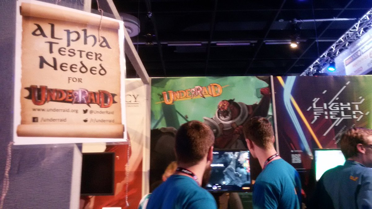 UnderRaid's tweet image. Alpha Testers needed! Come play the game at the Indie Arena Booth, Hall 10.1 #gamescom2017 #underraid