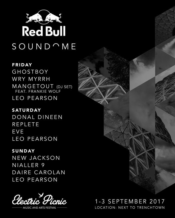 #RedBullSoundome featuring 46 speakers, 5 subwoofers is coming to <a href="/EPfestival/">Electric Picnic</a>, here's who's playing the dome n9.to/2vmM07R