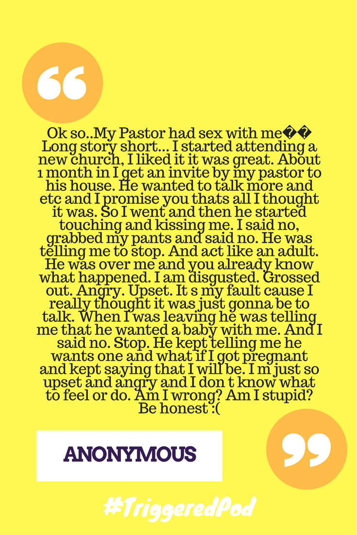 ByTheMandem's tweet photo. #TriggeredHelps My Pastor Had... Read For Full Dilemma... #TriggeredPod https://t.co/NL1DIqDxs4
