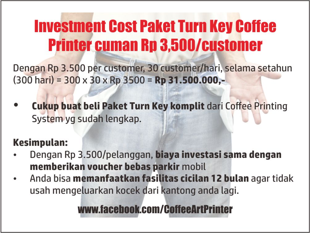 #CoffeePrinterInvestmentCost