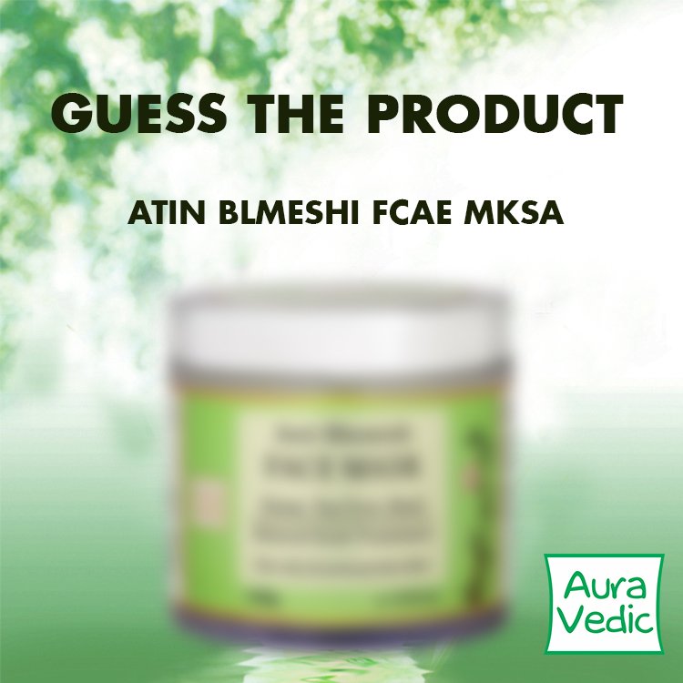 Auravedic's tweet photo. Can you guess the product? https://t.co/vGHrPM6MzT