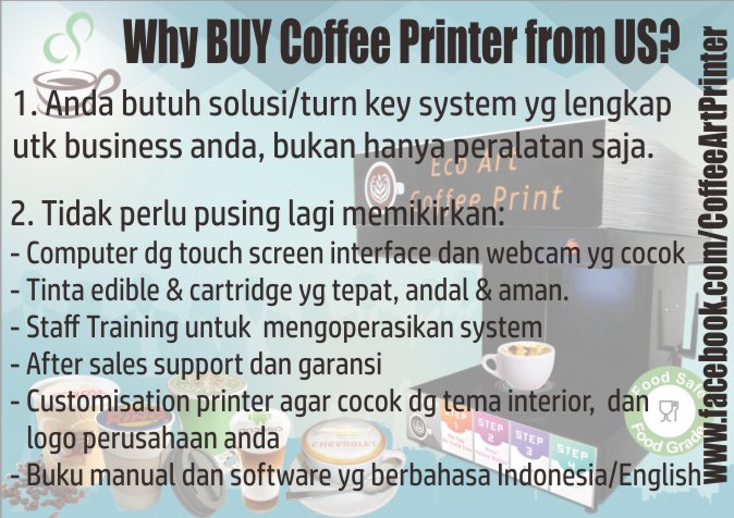 #CoffeePrinterWhyBuyFromUs