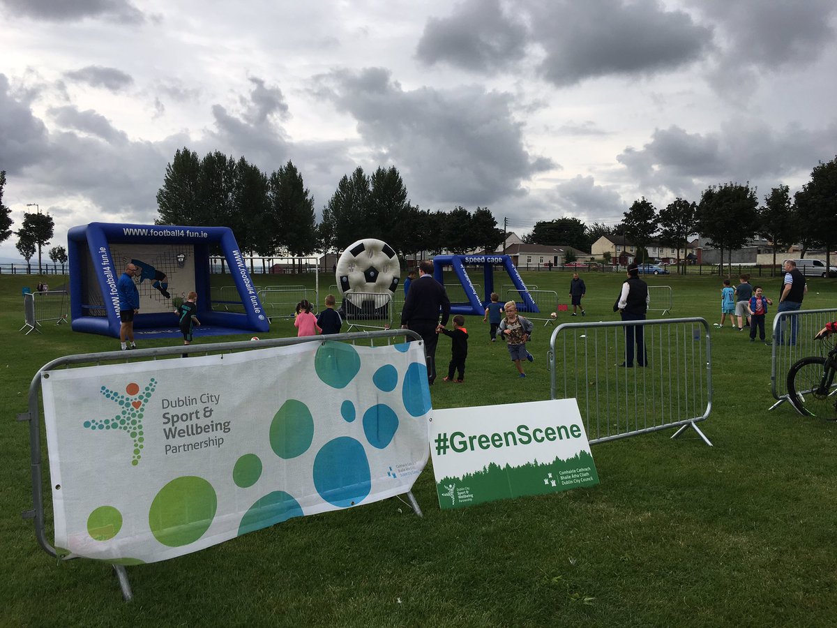 Football for fun at the Finglas Family Fun Day #GreenScene