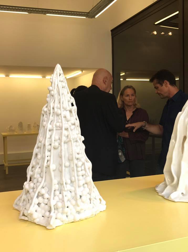 TOGU_ARCHI's tweet photo. It is a pleasure to welcome #JeanNouvel in our #Marseille office art galery today for a private visit of "Ceramic Sonic" #artorama https://t.co/fIkdwHFMXH