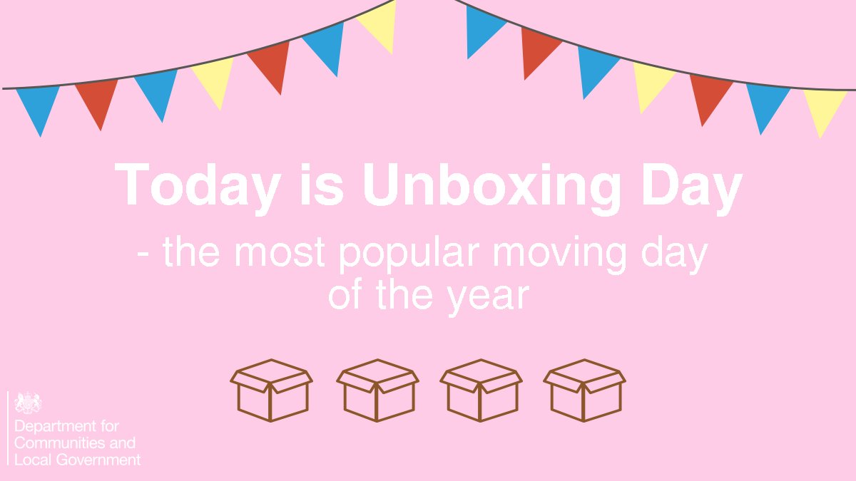 mhclg's tweet image. Congratulations to all those moving into new homes this #UnboxingDay. Govt schemes have now helped over 400,000 households to #ownyourhome