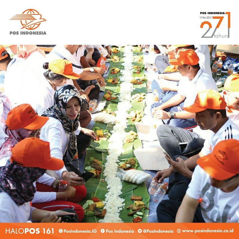 PosIndonesia's tweet photo. Acara puncak peringatan 271 Tahun Pos Melayani Negeri di Kantor Pusat PT Pos Indonesia, Bandung, Jawa Barat, Jumat (25/8). https://t.co/iXxHwQdT7P