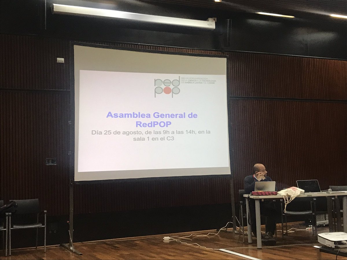 fcienciajoven's tweet photo. Hoy es el último día de lo Congreso #RedPOP17 y se viene la Asamblea General de los socios de las Red. https://t.co/m74AD6vxy4