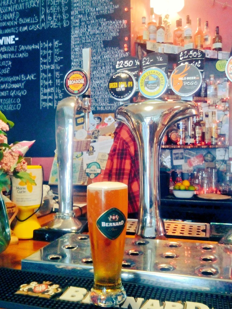 absurdlyso's tweet photo. Liquid lunch. Bernard @thesparrowbd1 #topoftown Probably my fave afternoon drinking establishment in #Bradford #Utopias #Nice #Paraders https://t.co/bUO12mOCpn