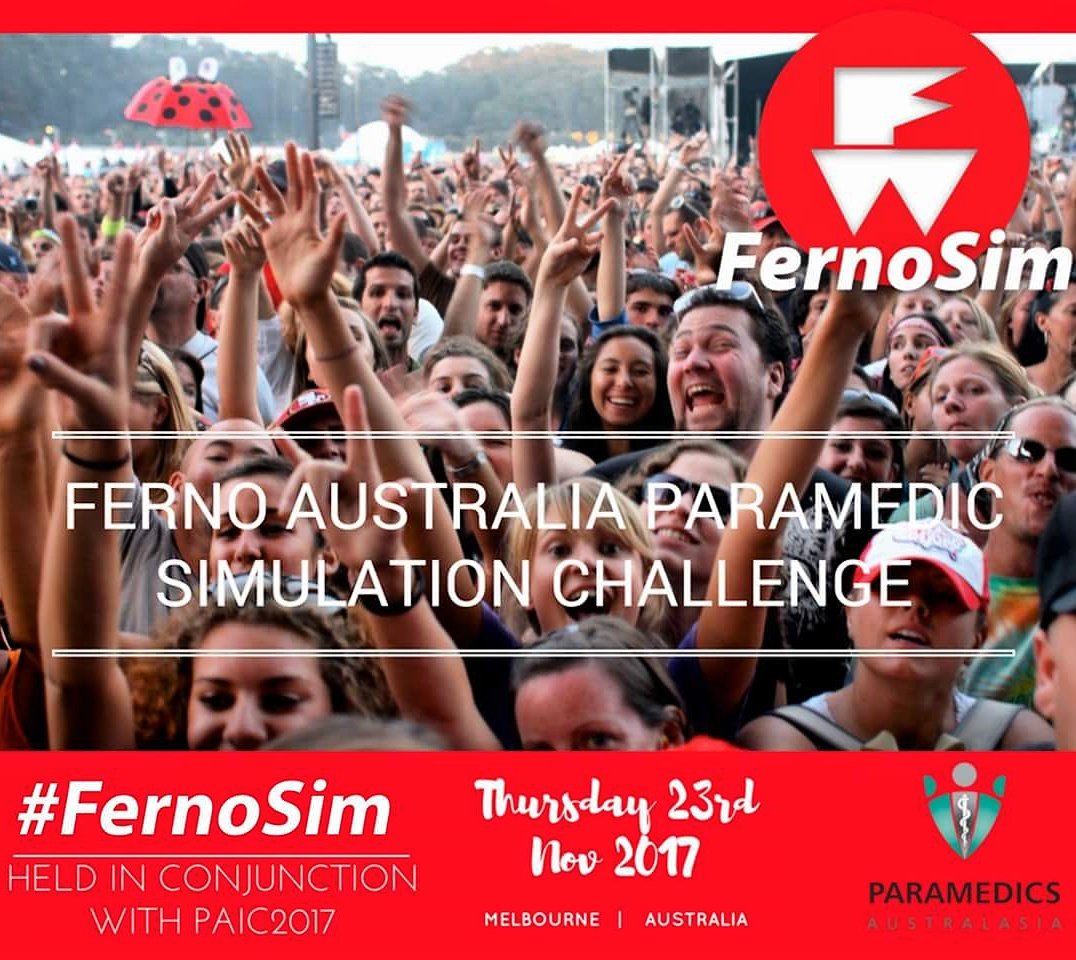 FernoSim's tweet photo. We are expecting teams from across the world to compete in the largest paramedic simulation challenge in the southern hemisphere #FernoSim https://t.co/NxFSuTVPEM