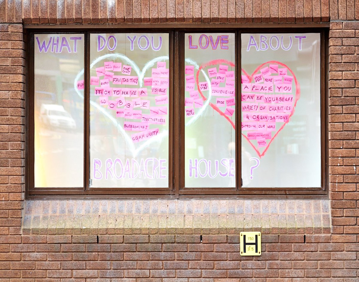 What do you love about <a href="/broadacrehouse/">Broadacre House</a>? Let us know by tweeting #IloveBH and we might add your comment to our artwork!