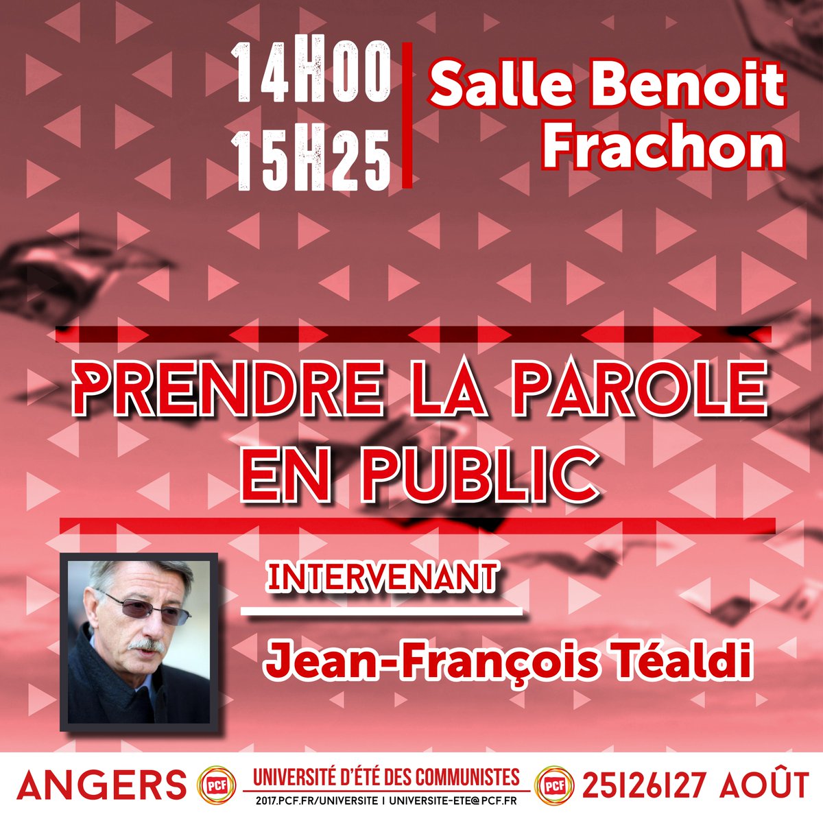 pcfangers's tweet photo. E l'on continuera avec une après midi riche en formation, dont voilà les intitulés et salles de toutes les conférences !

#UEPCF https://t.co/cN4ofhpWgo