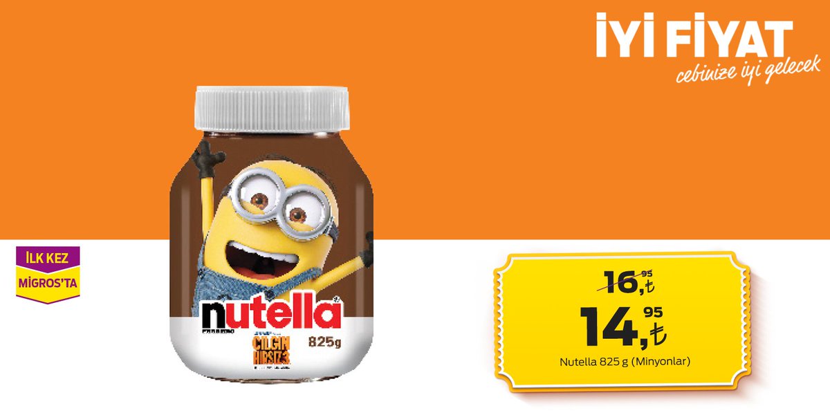 nutella fiyatı migros