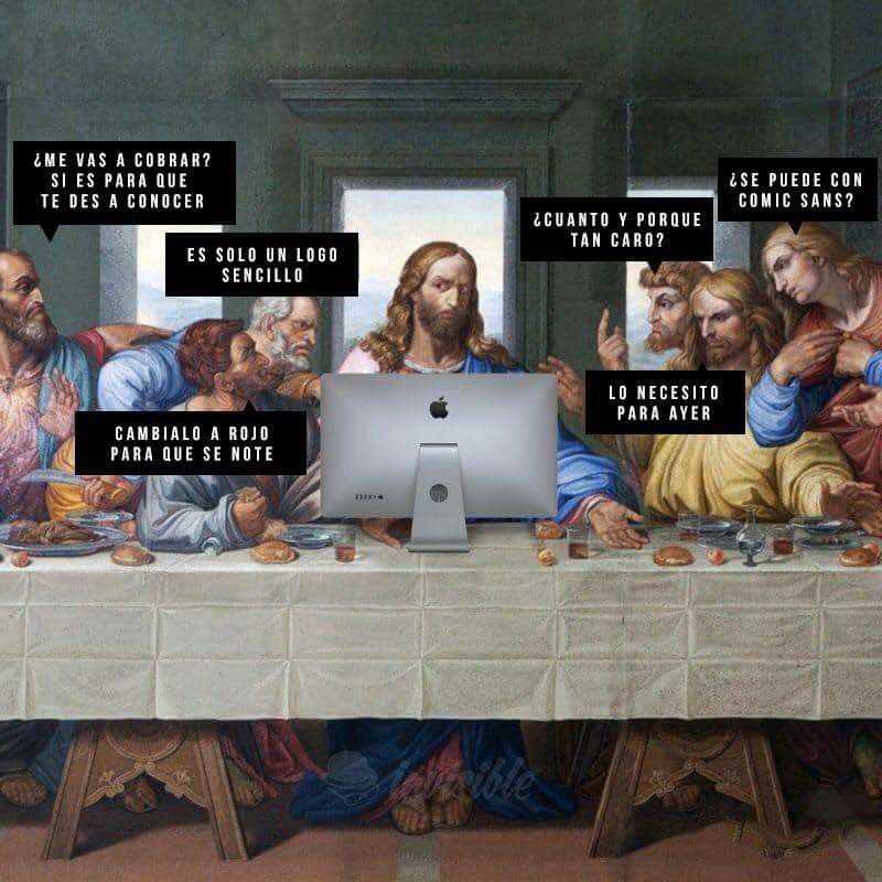 bramona_'s tweet photo. La vida de un diseñador gráfico según San Juan.... #diseñadoresgráficos #diseñográfico #creatividad #diseño #impresióndigital #geniousatwork https://t.co/2JV9VkAlCZ