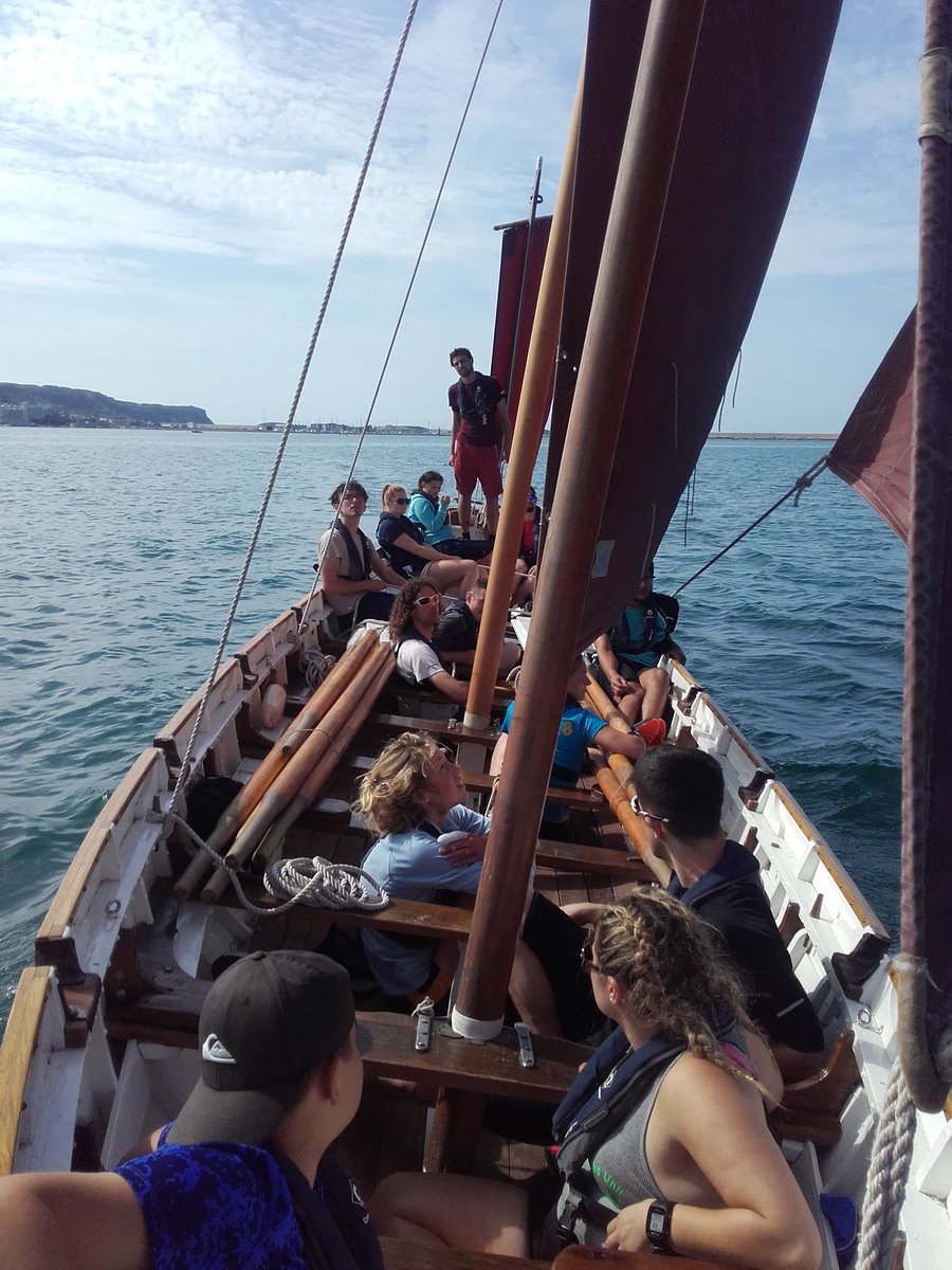 AC_GreatBritain's tweet photo. Day 2 in #Portland and more lovely weather for some #sailing traing on Integrite #acgigs https://t.co/UgDiyBVVTK