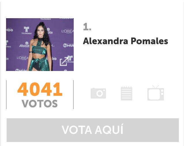 AlexaPomalesInt's tweet photo. #Alexaticos a votar por @ALEXApomales vamos 💪 
👉🏻 https://t.co/3rDkqcIXIa 👈🏻 https://t.co/XfLNLWgEsf