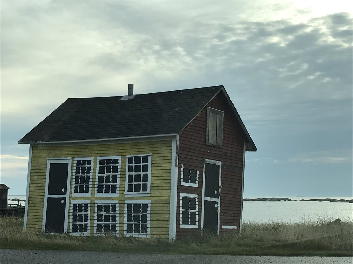 MitchelmoreGNP's tweet photo. A rural jellybean row in Ladle Cove! #CreativeNL #ExploreNL @CentralNL @DerrickBragg https://t.co/AaQaUUXuYl