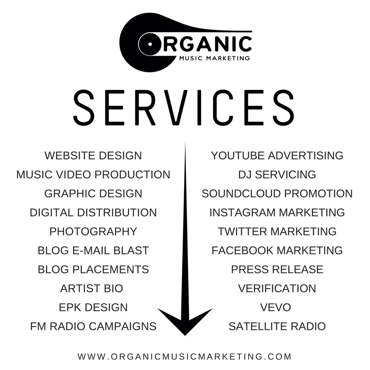 OrganicDistro's tweet photo. Check out all of our music marketing services on our website! https://t.co/UghFi08kMA Please ask if you have any questions! #musicmarketing https://t.co/pSjWi3RbeY