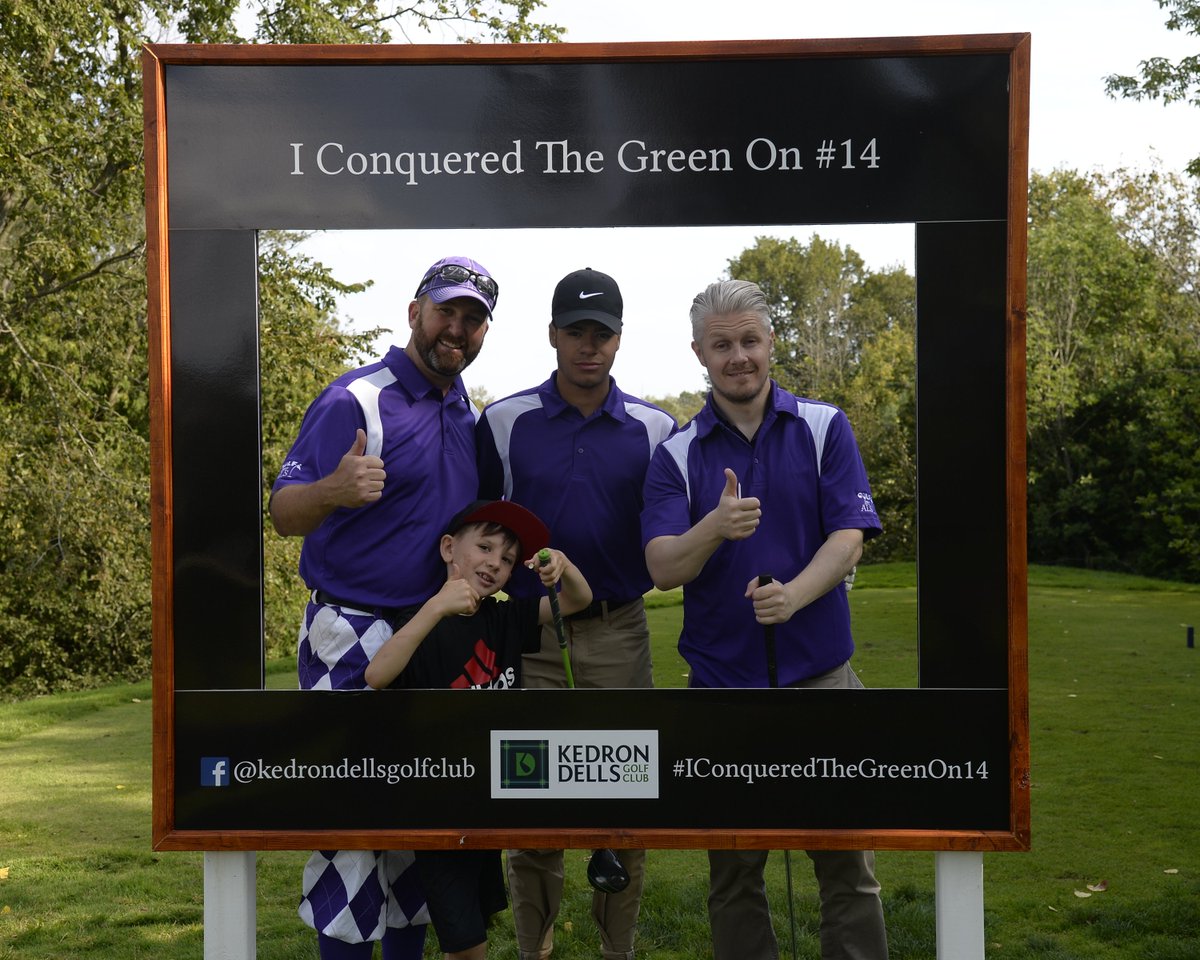 TeamGameDay's tweet photo. #GolfForeALS #iconqueredthegreenon14 @Kedron_Dells https://t.co/zrumY51vKN
