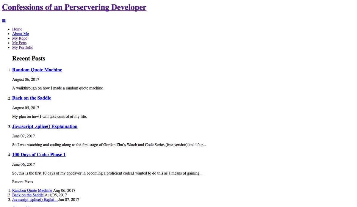 OgIke27's tweet image. I'm having trouble with my #100DaysOfCode #jekyllblog deployment. The scss and links don't work. left: localhost, right: browser. Thanks.