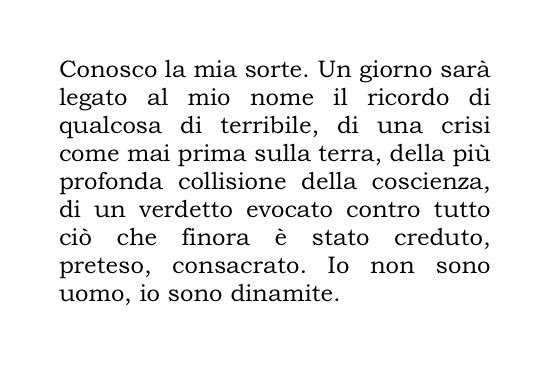 retfærdig Brød årsag giulia valdi on Twitter: "Io non sono uomo, io sono dinamite. Friedrich  Wilhelm Nietzsche @diconodioggi @filosofarti @twittfilosofici @Potty_L  @MariaCr07989991 https://t.co/ifILNbrFkO" / Twitter