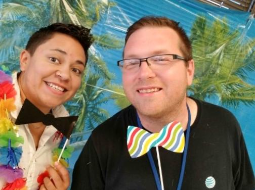 aaguirre32's tweet photo. My favorite recruiting supervisor with me #ConvergysLasCruces #LifeatConvergys #EAD2017 @Crazy4Cruces https://t.co/DAhWe6VexI