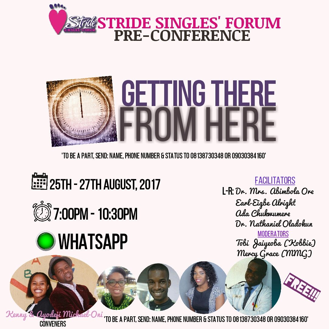 stridesingles's tweet photo. It's happening live &amp; direct on WhatsApp in the next 30minutes!!!

Let's go on this journey together. Don't miss it for anything! https://t.co/1O1VMfSZDu