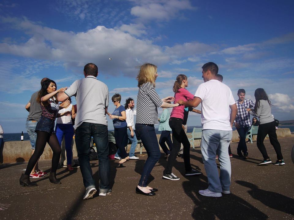 CubanSchool's tweet image. Join us at Portobello Beach Busk tomorrow for some Salsa at the beach! Details here: facebook.com/events/3401147…