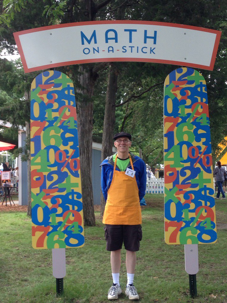 0IsLessThan1's tweet image. Enjoying Math-on-a-Stick at the Minnesota State Fair! #MNstatefair #mathonastick