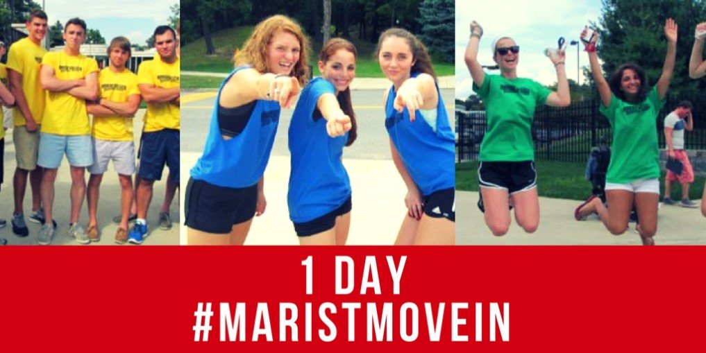 MaristFYP's tweet photo. Are you ready for #MaristMoveIn?! We're looking forward to seeing you tomorrow! #1day https://t.co/bmeOQm8iou