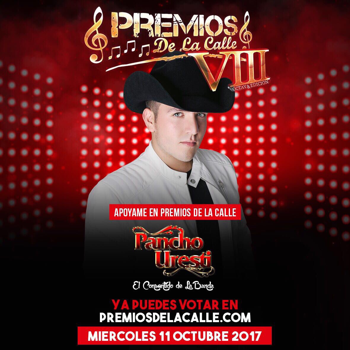 Remex_Music's tweet photo. Apoya a @panchouresti en #PremiosDeLaCalle2017 entra a:
https://t.co/FHV8AjUXWH. 📱 y dale tu voto✔️ #PDLC2017 #PuroRemex https://t.co/Dm29LA5mdF
