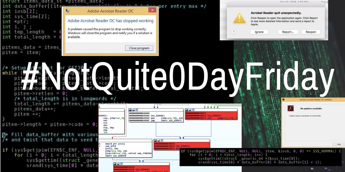 grimmcyber's tweet photo. Learn about #NotQuite0DayFriday by @AdamOfDc949: https://t.co/ROxyegZOIk https://t.co/v5ZqWAIToL