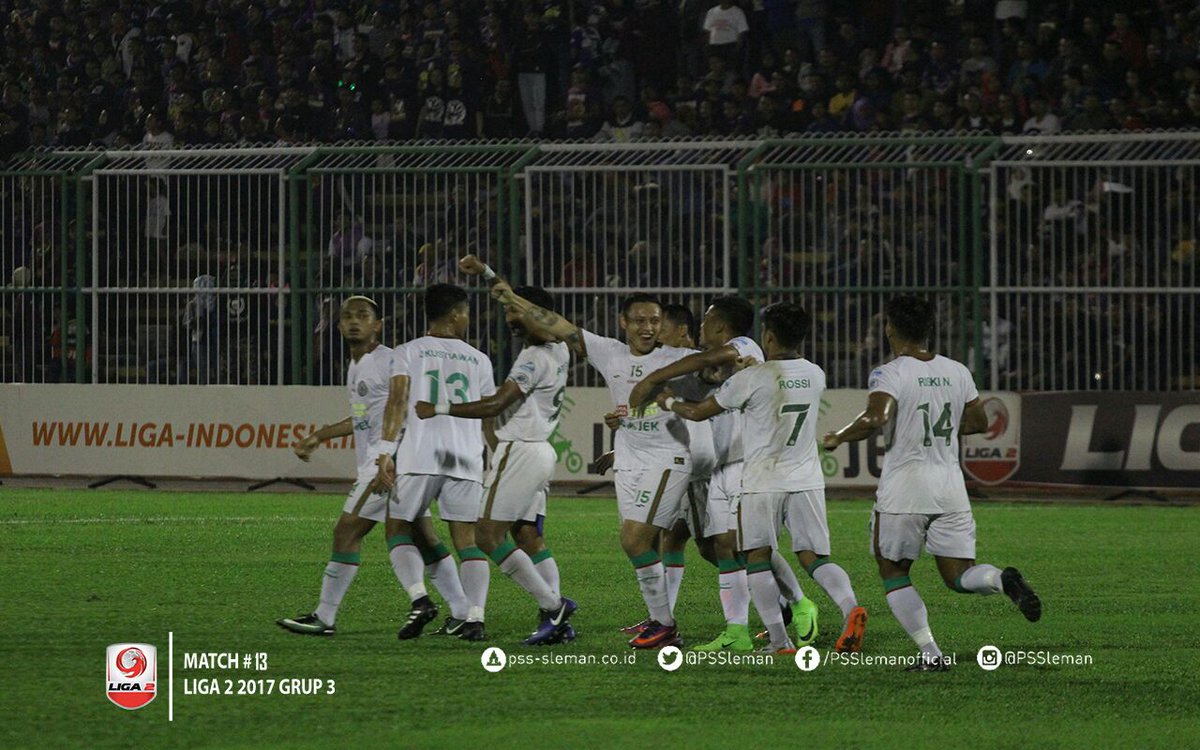 PSSleman's tweet photo. FT: @PSGC_Ciamis 2-3 @PSSleman (Gol Dirga 2, Busari, Budiawan 2) #COSE #PSGCvPSS #PSSday https://t.co/QQ2cBZzJLB
