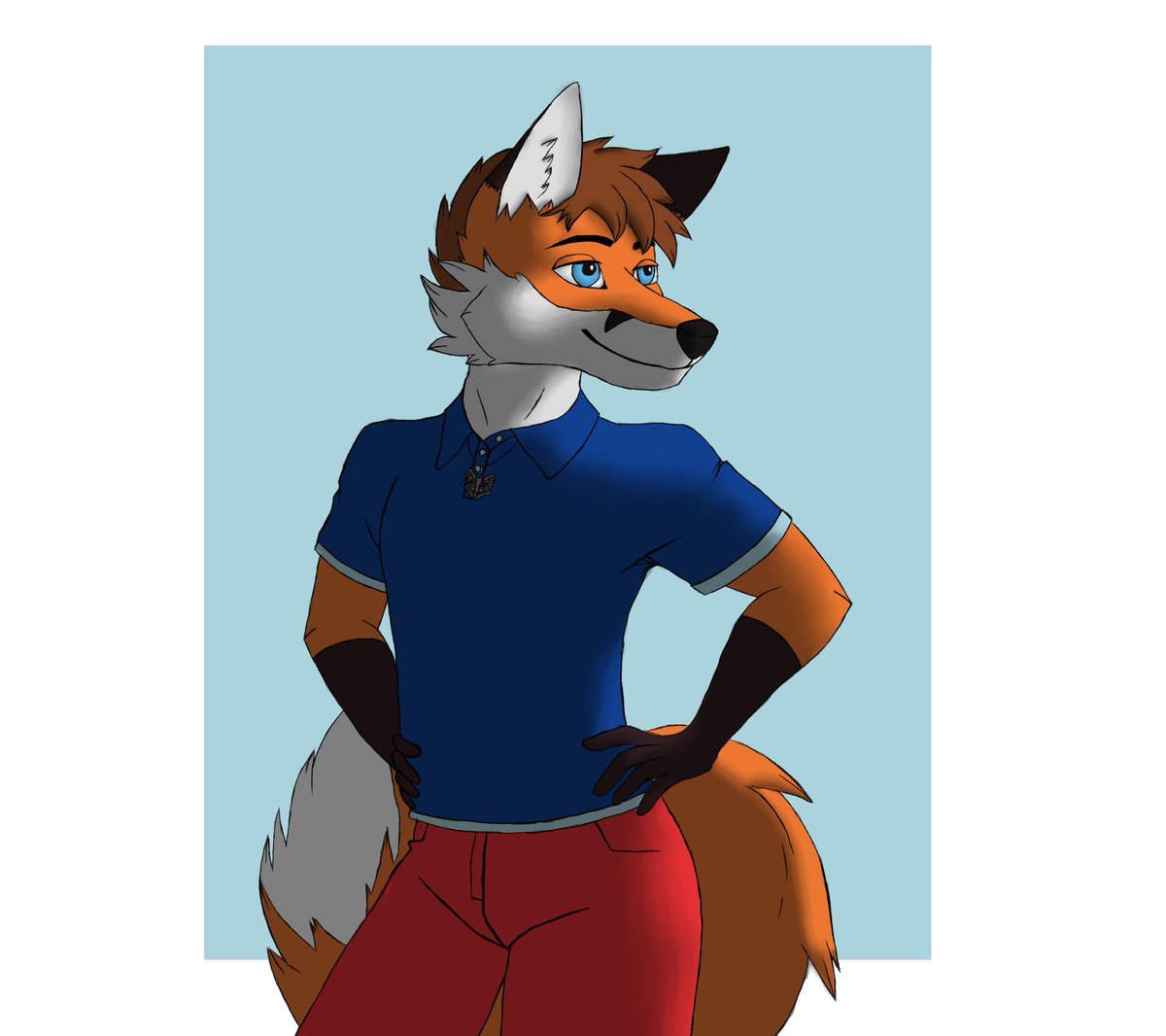 August Graisman 
by GraismanFox #furry #fox #art 🦊
