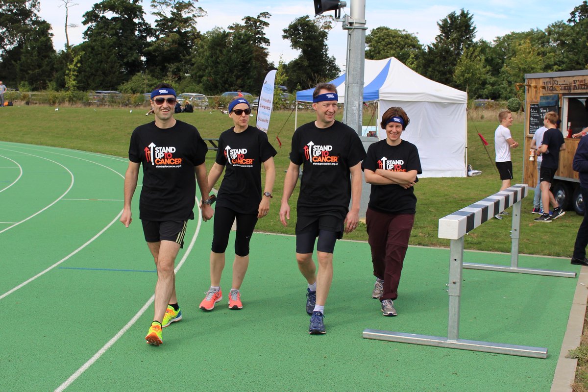 Sprintathon's tweet photo. Let's kick cancer in the face! Help us smash our £25K target for @StandUp2C here: https://t.co/VllFav0Sv3 #Sprintathon https://t.co/wbaez0qBgn