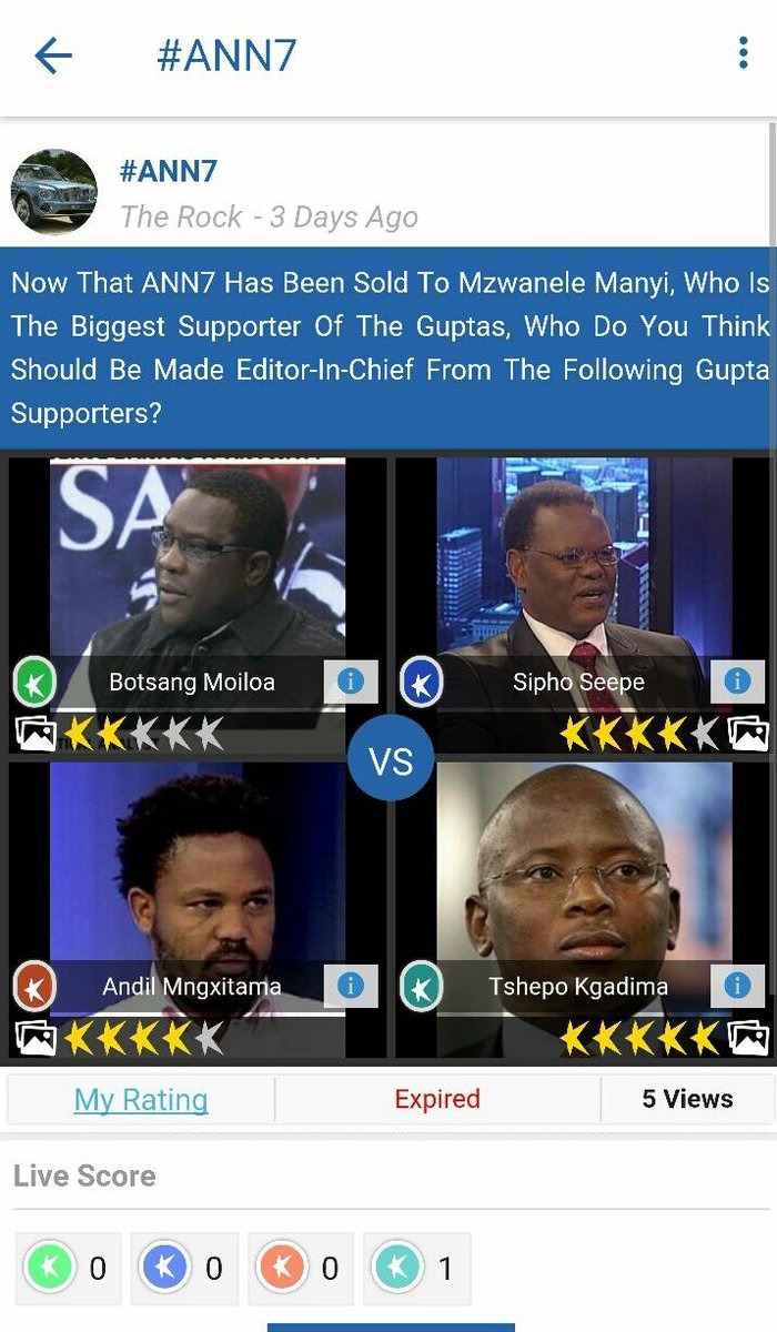 KompareVs's tweet photo. #ann7 #MzwaneleManyi 
@ANN7tv @MzwaneleManyi @botsangm get KompareVS at https://t.co/C6HZsdxWHR join debate https://t.co/njHVZekBQK