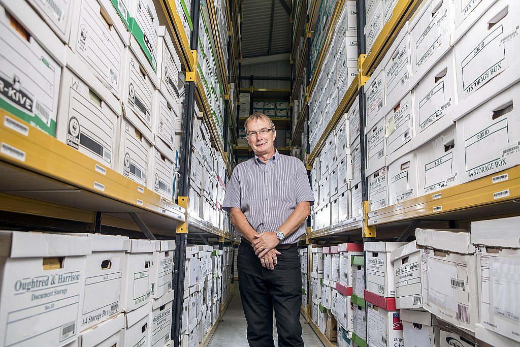 OH_Group's tweet photo. Worried about your information getting into the wrong hands? Our secure warehouse will ensure it’s safe #Document #Storage #Archives https://t.co/J9ulhYgC23