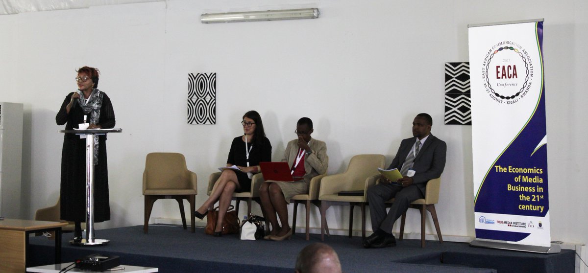 TowardsANewSJC's tweet photo. #EACA2017 Convener Margaret Juuko on stage with @jennyohlssonMFA, @Mbchibita &amp; the Dean of SJC Joseph Njuguna. https://t.co/I4I2jqa1A2