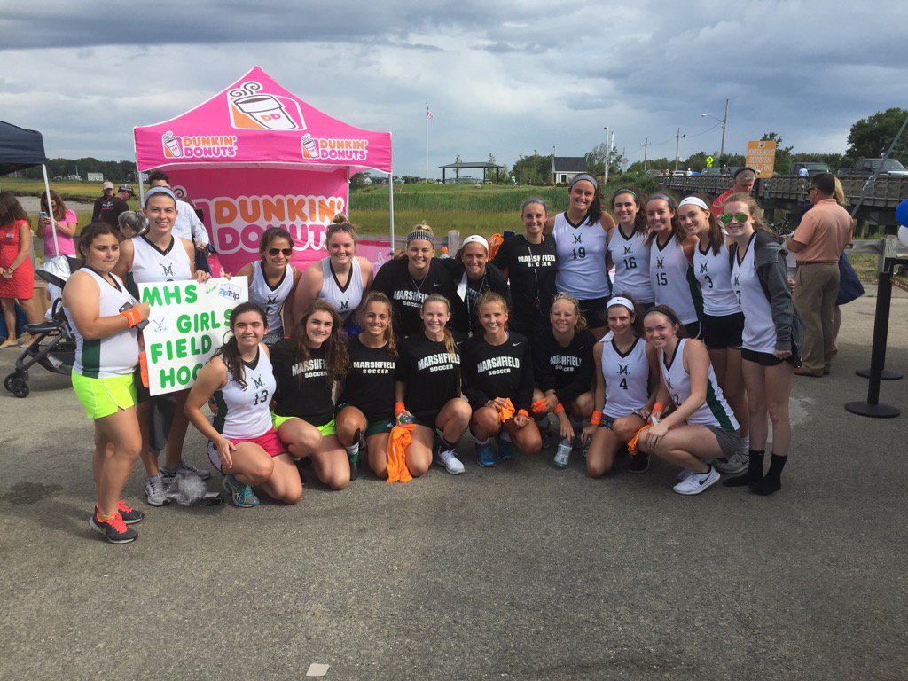 GORAMSathletics's tweet photo. TY 2 our MHS field hockey &amp; girls soccer players for coming down to Harbor Park to support @ThinkTaylorORG @boston25 https://t.co/fglbAlg7xS