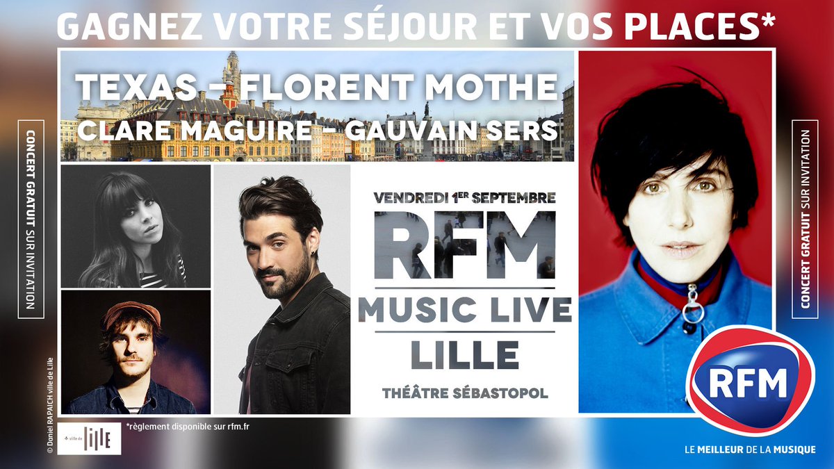 SeeTickets_FR's tweet image. 😍 Gagnez vos places pour @texastheband, @florentmotheoff, @GauvainSers.. le 01 Septembre à #Lille avec @RFMFrance  👉facebook.com/digitick.bille…