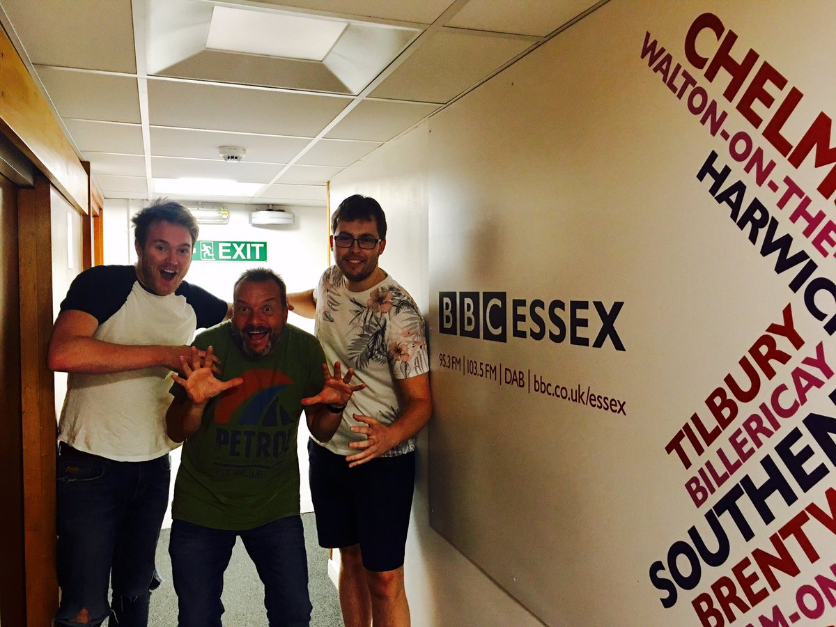 Scary goings on in the <a href="/BBCEssex/">BBC Essex</a> corridor with George &amp; Scott from award winning <a href="/HideAndShriek/">Hide and Shriek®</a> today. Details at hideandshriek.co.uk