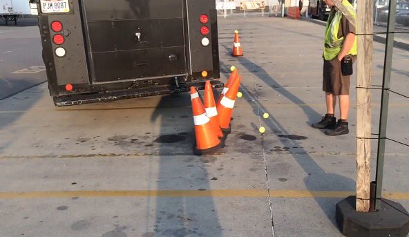 gregschneider24's tweet photo. Sharonville co-chairs mentoring the new drivers how to prevent hitting stationary objects. @OhioValUPSers #eliminatetherisk #FourFootRule https://t.co/IQGO3xzomh