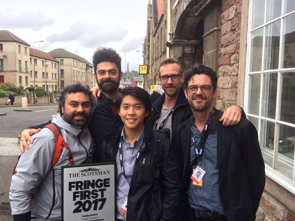 2btheatre's tweet photo. Congrats also to our @canadahubfringe friends, @Conspiracy_Now, who also won a @TheScotsman #FringeFirst award for #ForeignRadical. https://t.co/NMTEFWEKRC