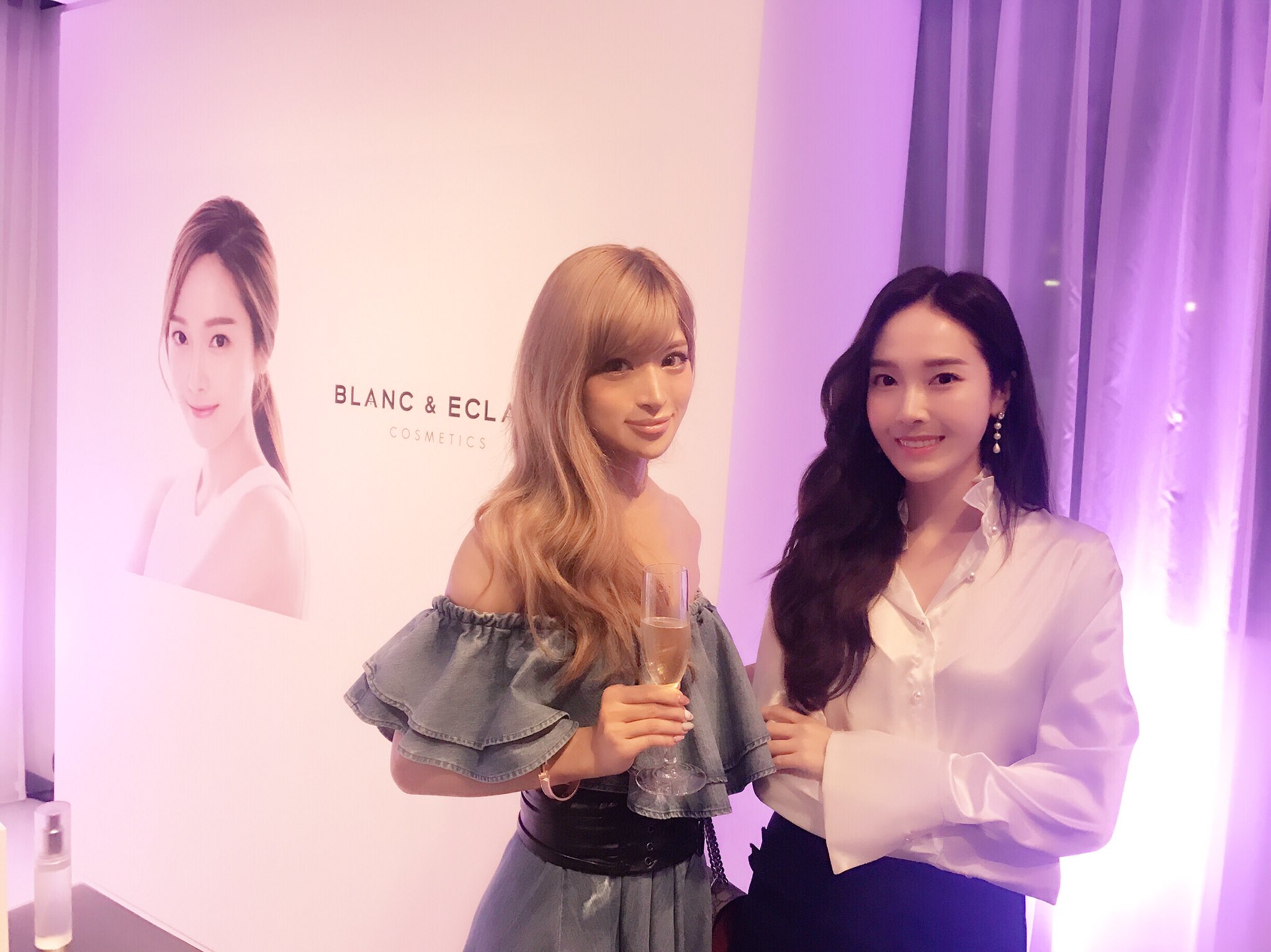 ゆんころ 少女時代のジェシカさんのアパレル Amp スキンケア ブランド Blanc Amp Eclare がついに日本上陸してパーティに行ってきましたー ご本人 美しかったです スキンケアも試したら良すぎて Getしたので使い始めよう T