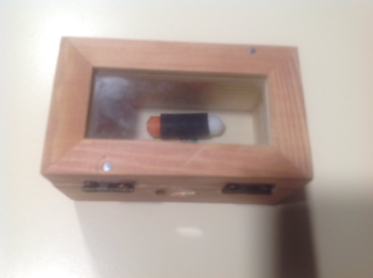 AdolficusGC's tweet photo. Simple, cheap and evil. Takes out the logbook through the hole. It takes about 15 mins or more😈. #geocaching #copyIt https://t.co/WvWqfy8ng7